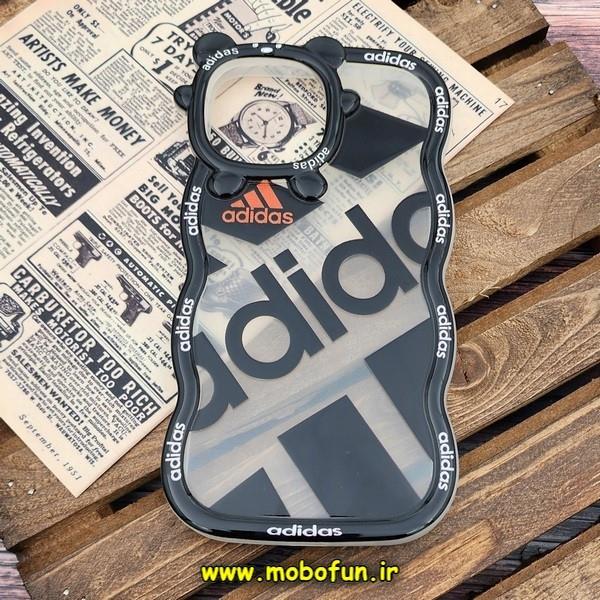 قاب گوشی iPhone 12 Pro Max آیفون شفاف فانتزی بالشتی طرح آدیداس adidas کد 559